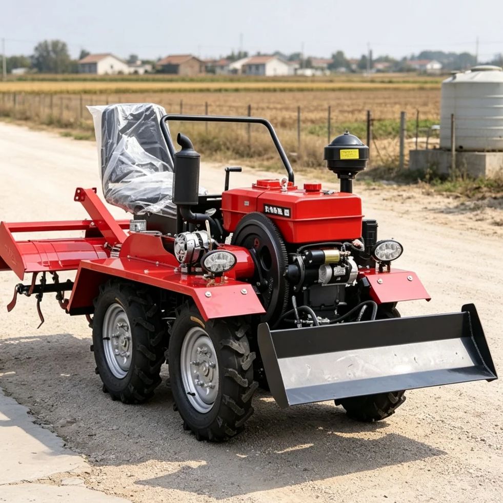 Farming Agriculture Machine - Индивидуально настроенная четырехколесная сеялка-культиватор с полным