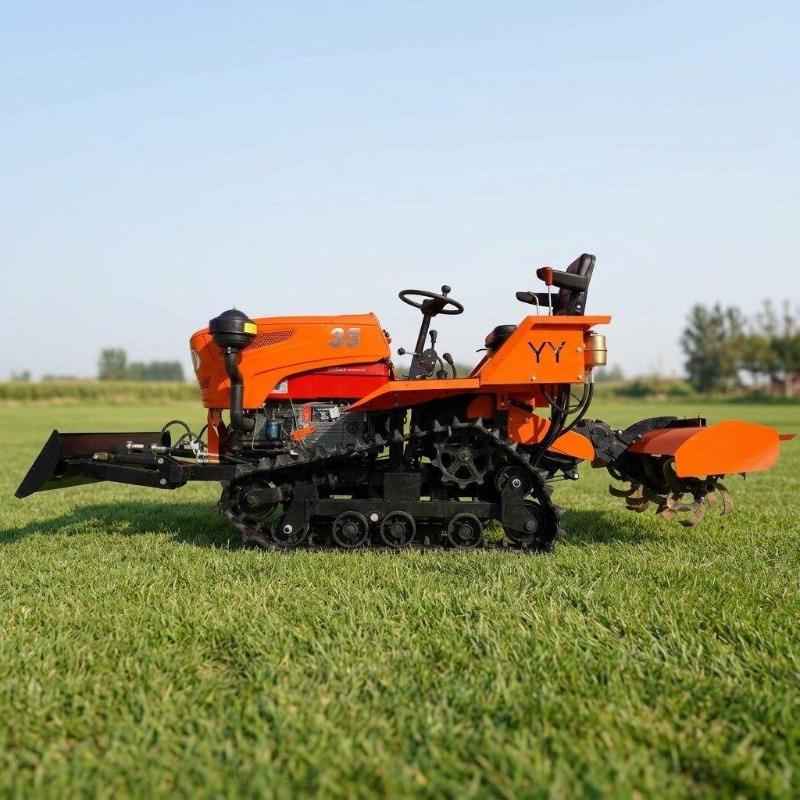 Гусеничный полноприводный рото – обзор и цена Agriculture Farming Tractor