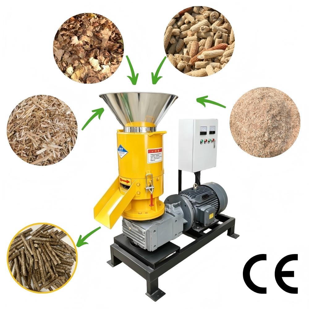 Высокопроизводительная машина  – обзор и цена Wood Pellet Making Machine