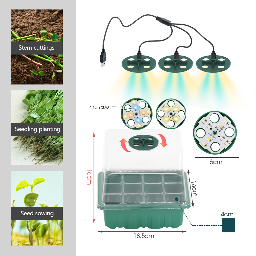 Светодиодные детские горшки с  – обзор и цена Seed Planter